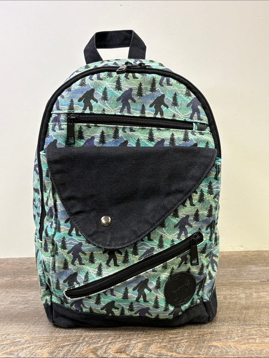 Sipsey Wilder Handbags - Sipsey Wilder Bigfoot Mini Backpack Sling Bag Sasquatch Print Crossbody